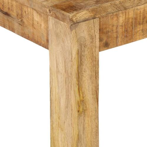 Sofabord massivt mangotræ 80 x 80 x 40 cm