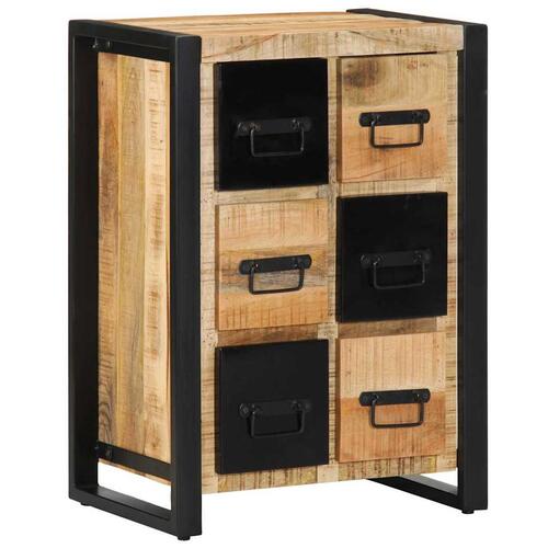 Skænk 50x35x70 cm massivt ru mangotræ