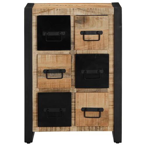 Skænk 50x35x70 cm massivt ru mangotræ