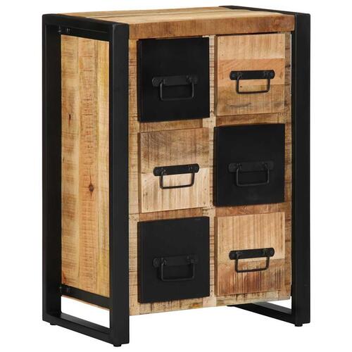 Skænk 50x35x70 cm massivt ru mangotræ