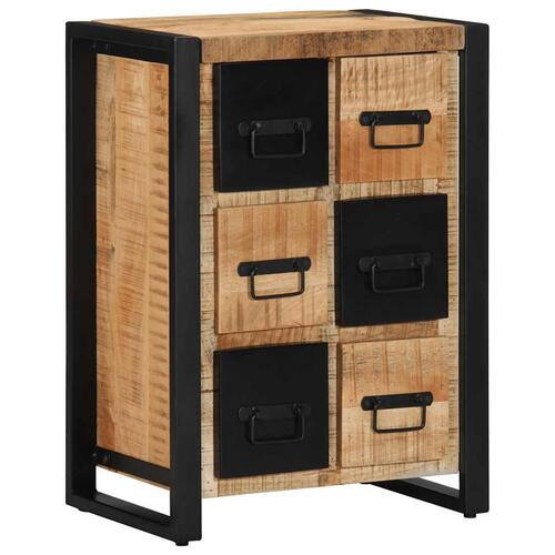 Skænk 50x35x70 cm massivt ru mangotræ