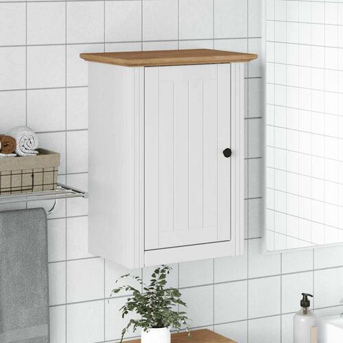 Vægskab til badeværelset BODO 44x30x60 cm hvid og brun