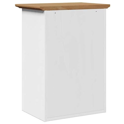 Vægskab til badeværelset BODO 44x30x60 cm hvid og brun