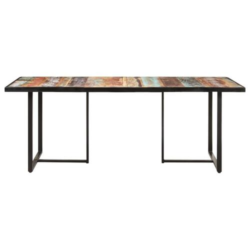 Spisebord 200 cm massivt genbrugstræ