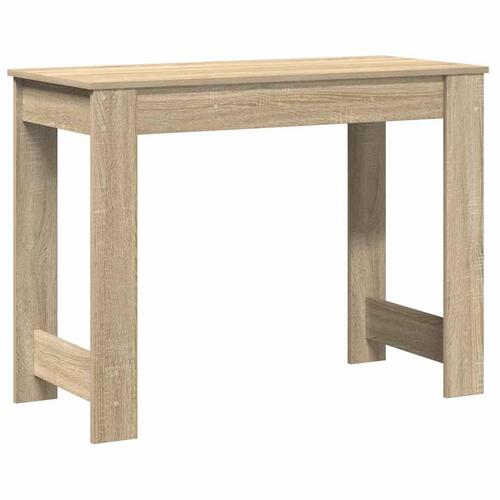 Skrivebord 100x45x75 cm konstrueret træ sonoma-eg