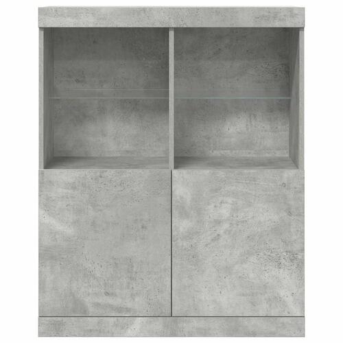 Skænk 81x37x100 cm konstrueret træ betongrå