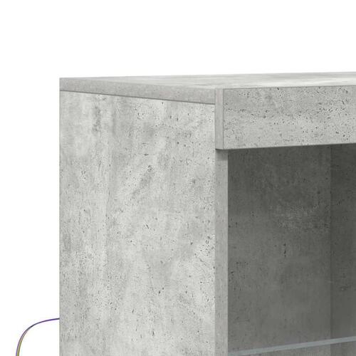 Skænk 81x37x100 cm konstrueret træ betongrå