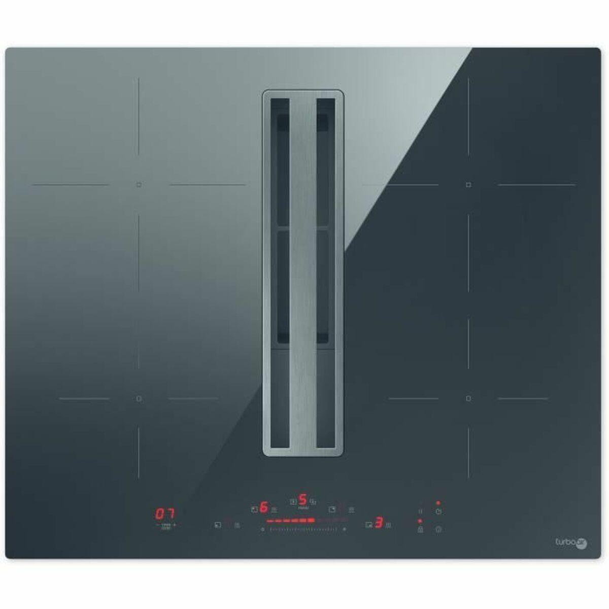 Turboair induktionskogeplade - 4 zoner, sort