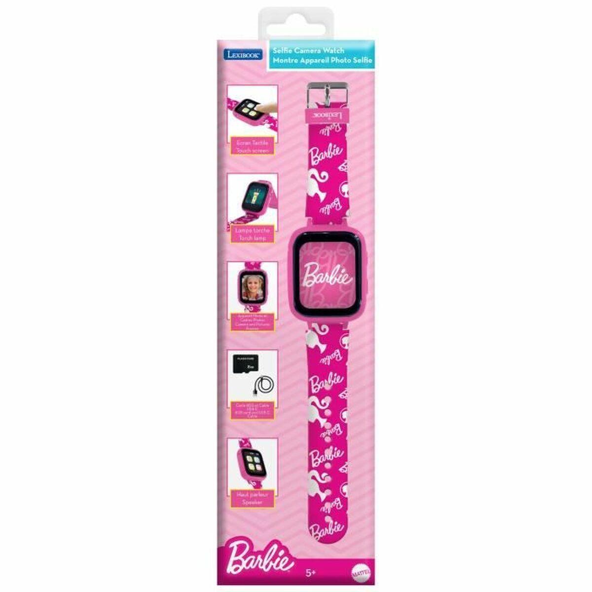 Lexibook Barbie smartwatch til børn - pink med touchskærm og kamera