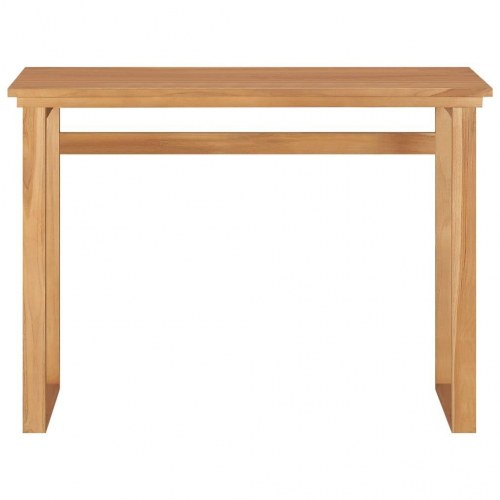 Skrivebord 100x45x75 cm massivt teaktræ