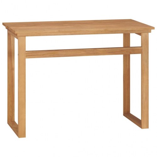Skrivebord 100x45x75 cm massivt teaktræ
