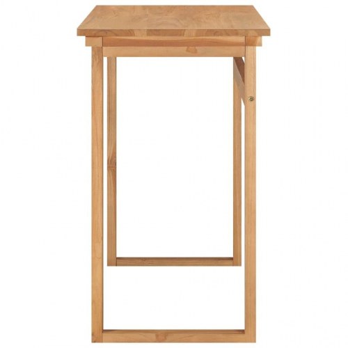 Skrivebord 100x45x75 cm massivt teaktræ