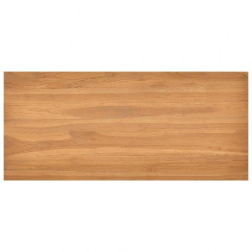 Skrivebord 100x45x75 cm massivt teaktræ