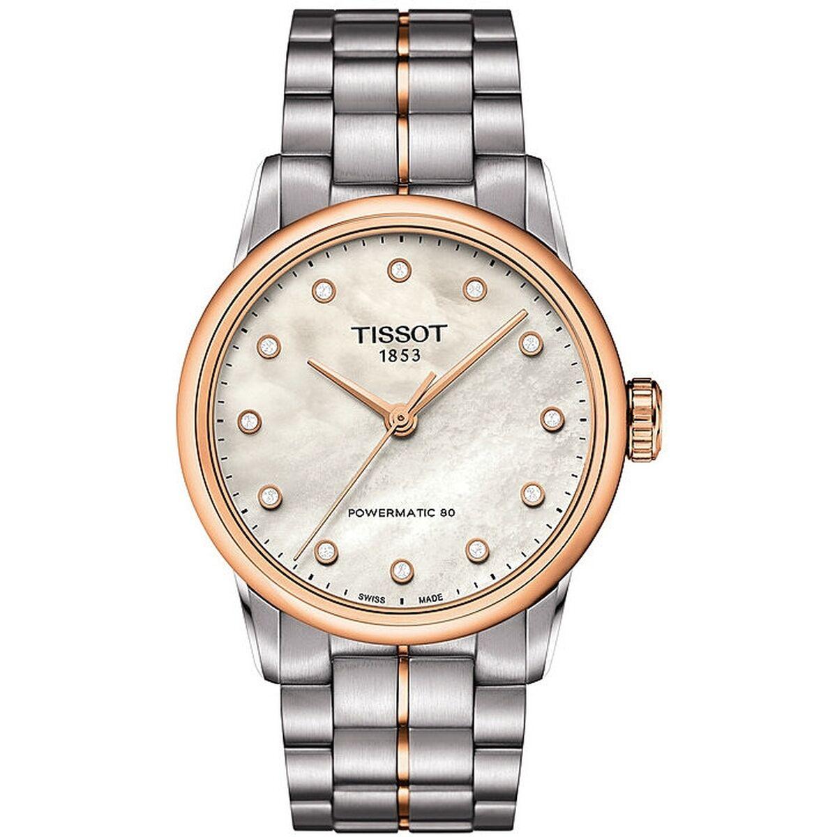 Tissot Luxury Automatic dameur - Ø 33 mm, safirglas, stål