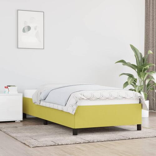 Sengeramme 90x190 cm stof grøn