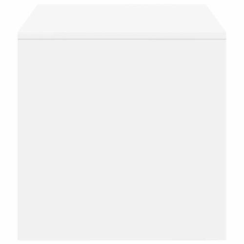 Tv-bord 100x40x40 cm konstrueret træ hvid