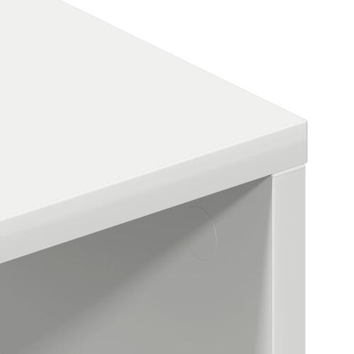 Tv-bord 100x40x40 cm konstrueret træ hvid