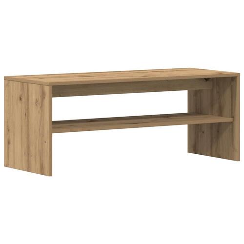 Tv-bord 100x40x40 cm konstrueret træ kunsteg