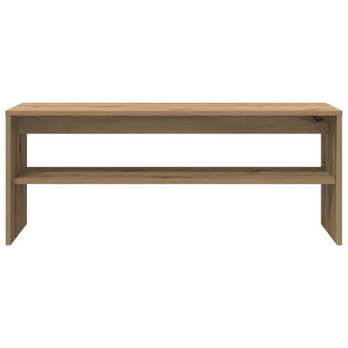 Tv-bord 100x40x40 cm konstrueret træ kunsteg
