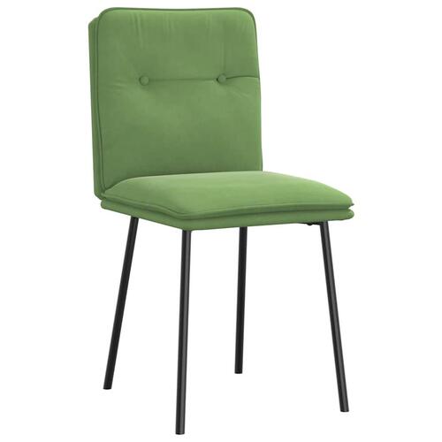 Spisebordsstole 4 stk. velour lysegrøn