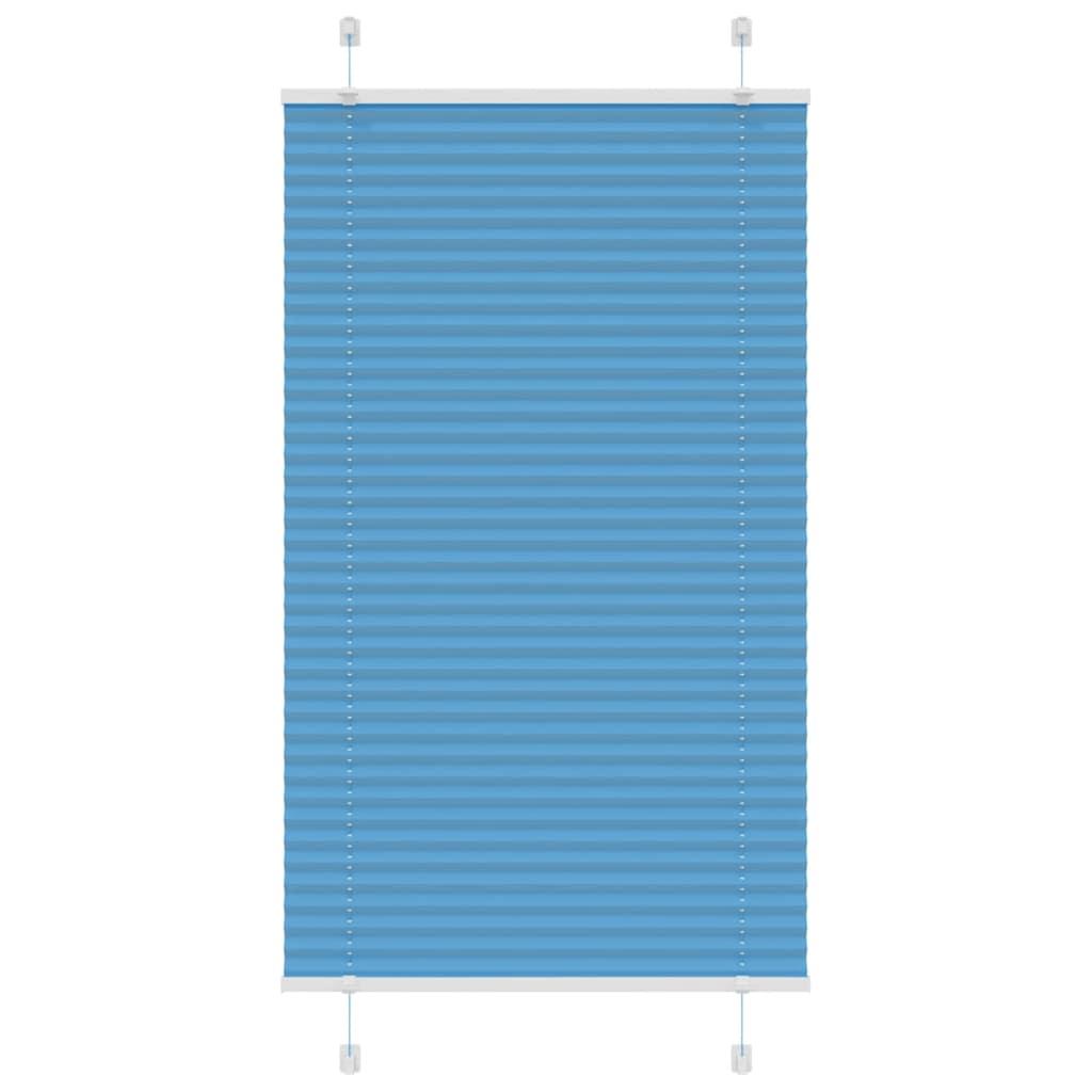 Plisségardin Stofbredde 94,4 Cm Polyester Blå - 70 x 150 cm
