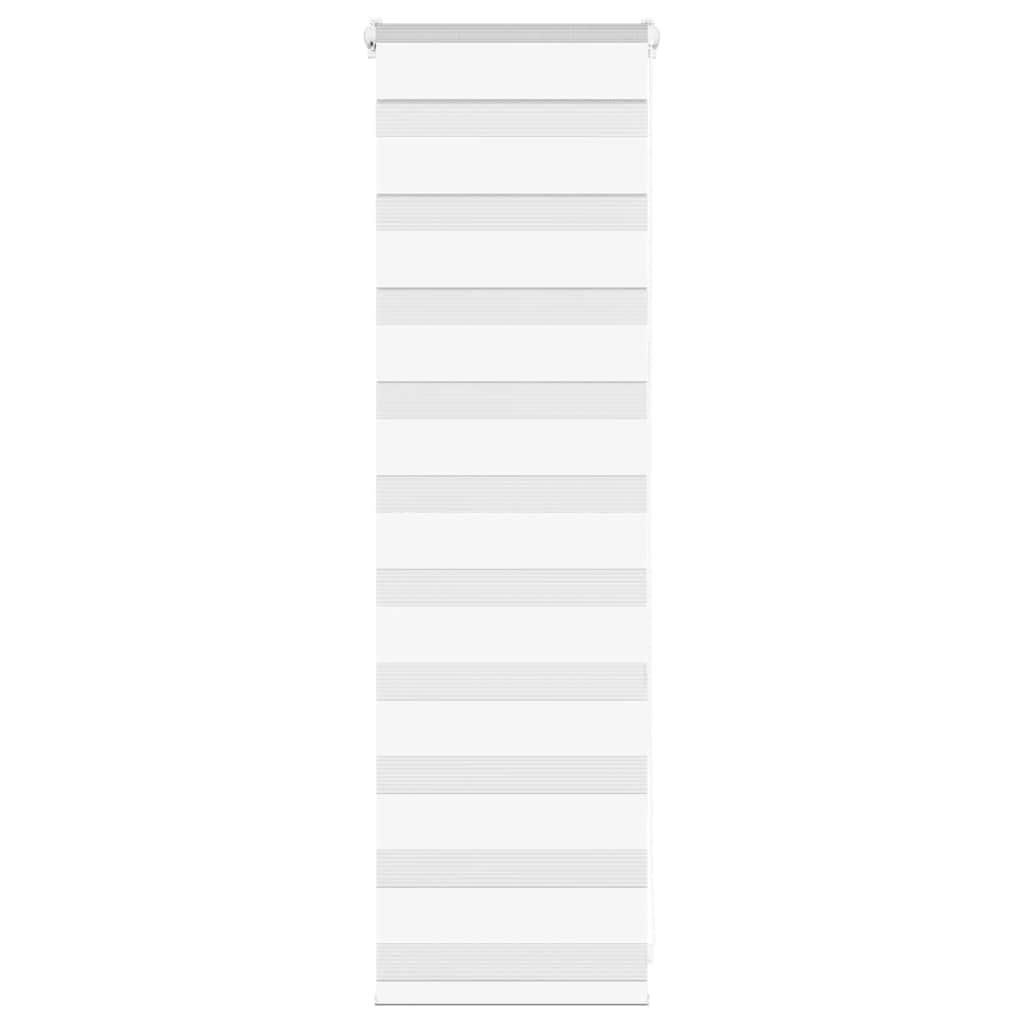 Zebragardin hvid 50x100 cm stofbredde 45,9 cm polyester billede