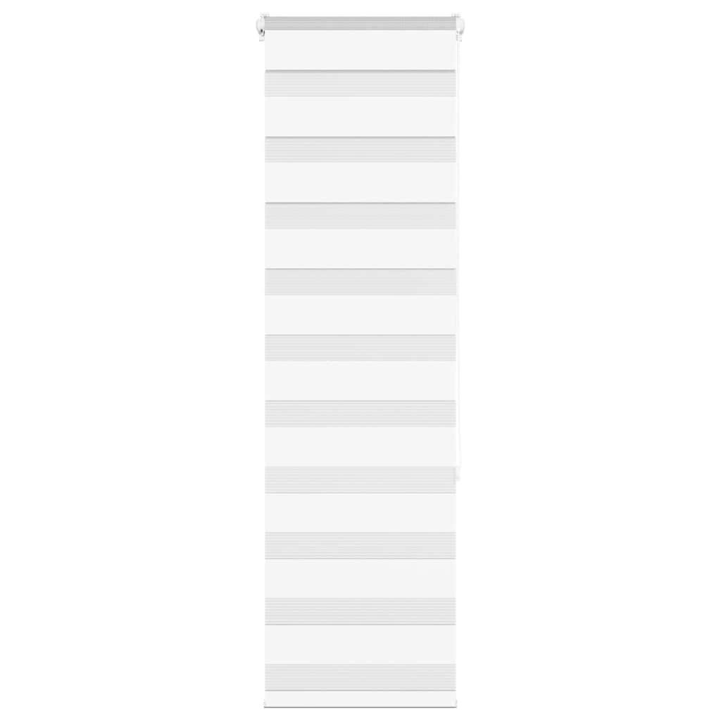 Zebragardin hvid 45x150 cm stofbredde 40,9 cm polyester