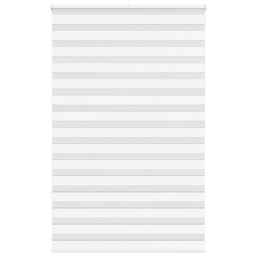 Zebragardin hvid 145x200 cm stofbredde 140,9 cm polyester
