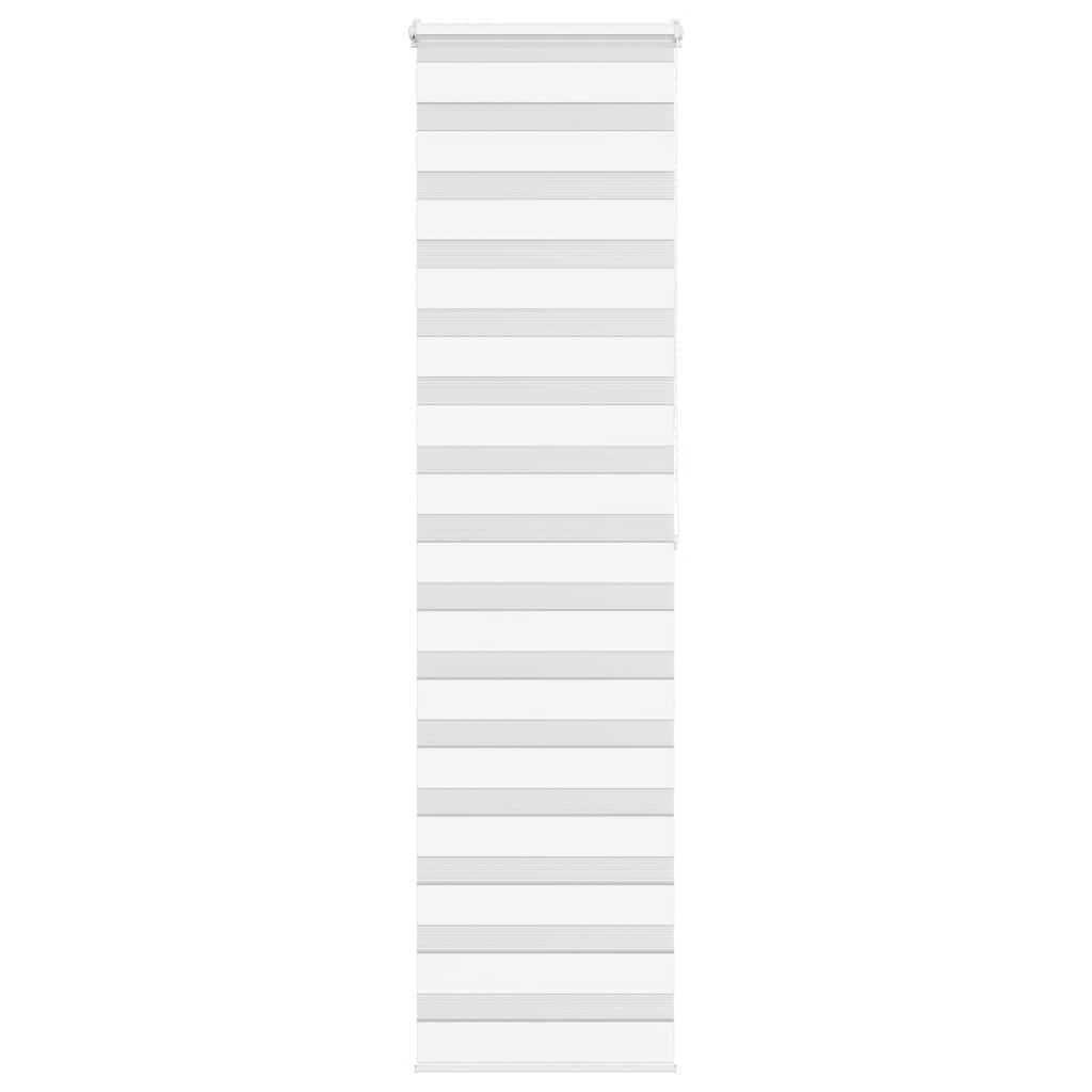 Zebragardin hvid 60x200 cm stofbredde 55,9 cm polyester