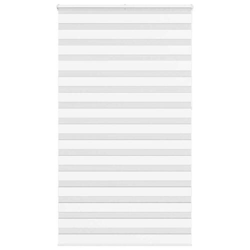 Zebragardin hvid 135x230 cm stofbredde 130,9 cm polyester