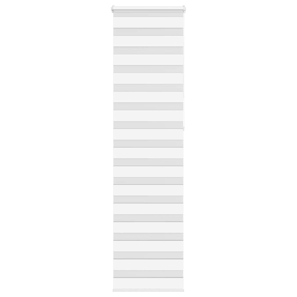 Zebragardin hvid 65x230 cm stofbredde 60,9 cm polyester