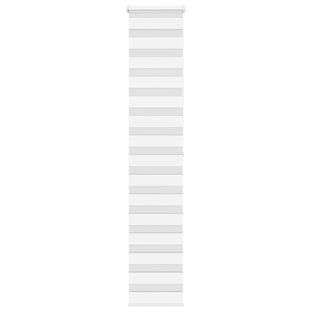Zebragardin hvid 50x200 cm stofbredde 45,9 cm polyester