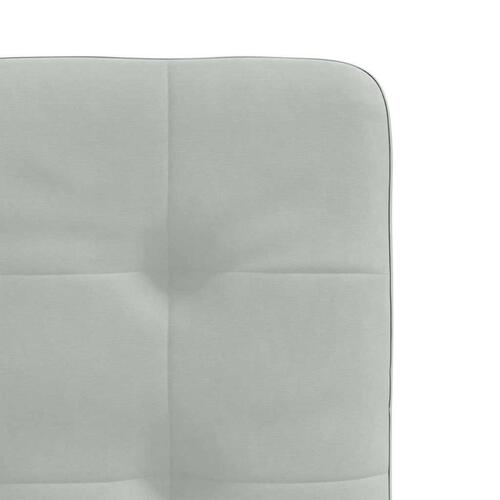 Spisebordsstole 4 stk. velour lysegrå