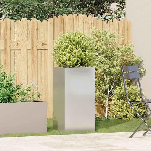 Plantekasse 40x40x80 cm rustfrit stål