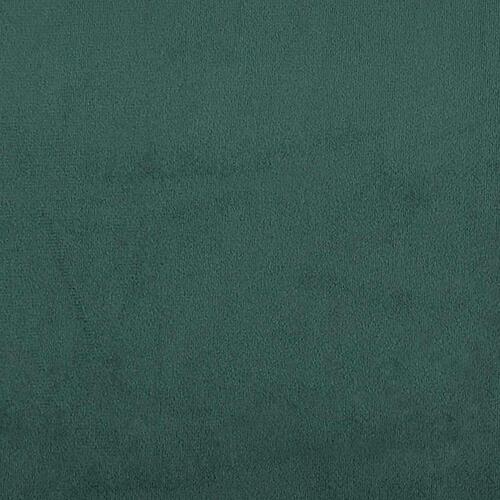 Sengeramme uden madras 200x210 cm fløjl mørkegrøn