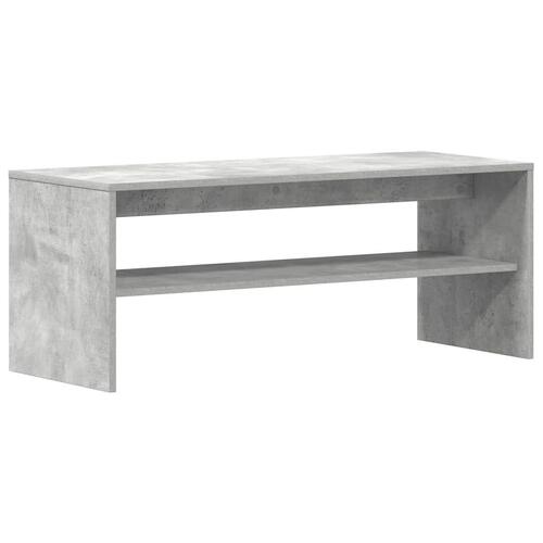 Tv-bord 100x40x40 cm konstrueret træ betongrå