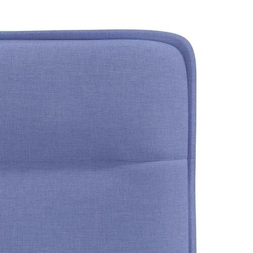Spisebordsstole 4 stk. Jeans blåt stof