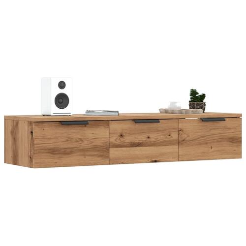 Vægskab 102x30x20 cm konstrueret træ kunsteg