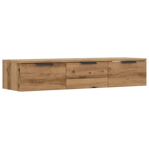 Vægskab 102x30x20 cm konstrueret træ kunsteg