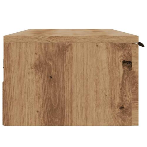 Vægskab 102x30x20 cm konstrueret træ kunsteg
