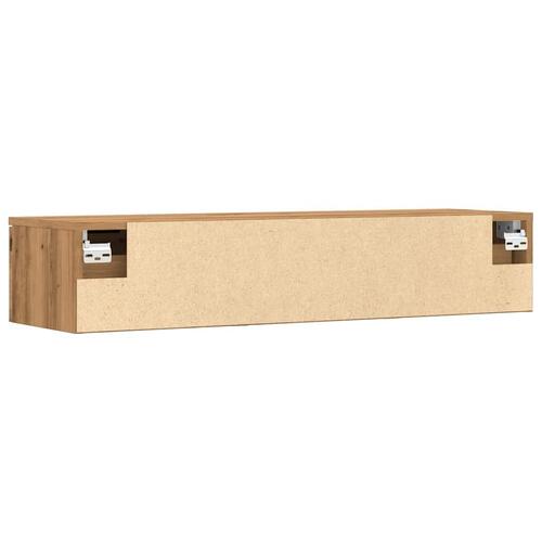 Vægskab 102x30x20 cm konstrueret træ kunsteg