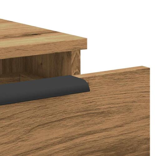 Vægskab 102x30x20 cm konstrueret træ kunsteg
