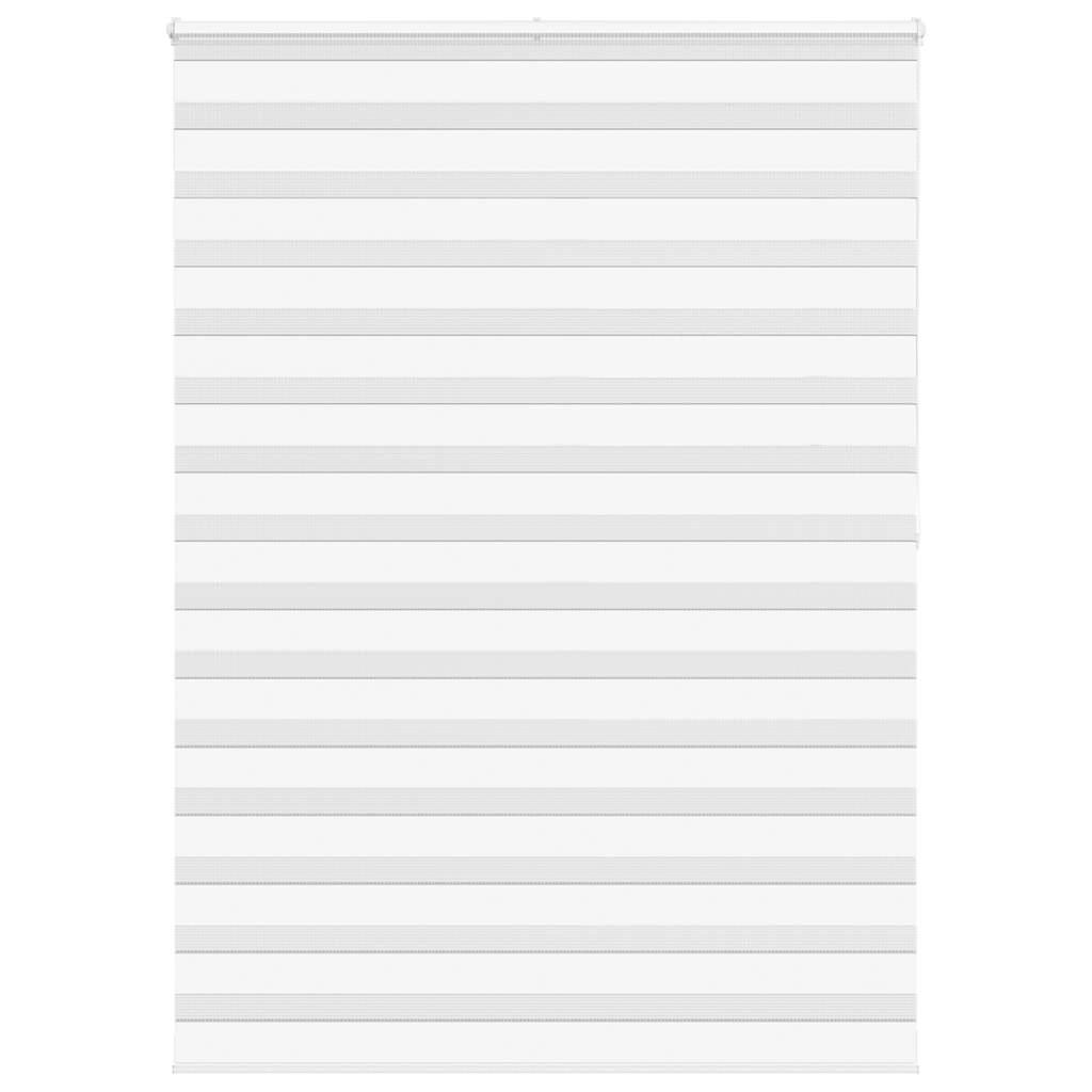 Zebragardin hvid 155x200 cm stofbredde 150,9 cm polyester