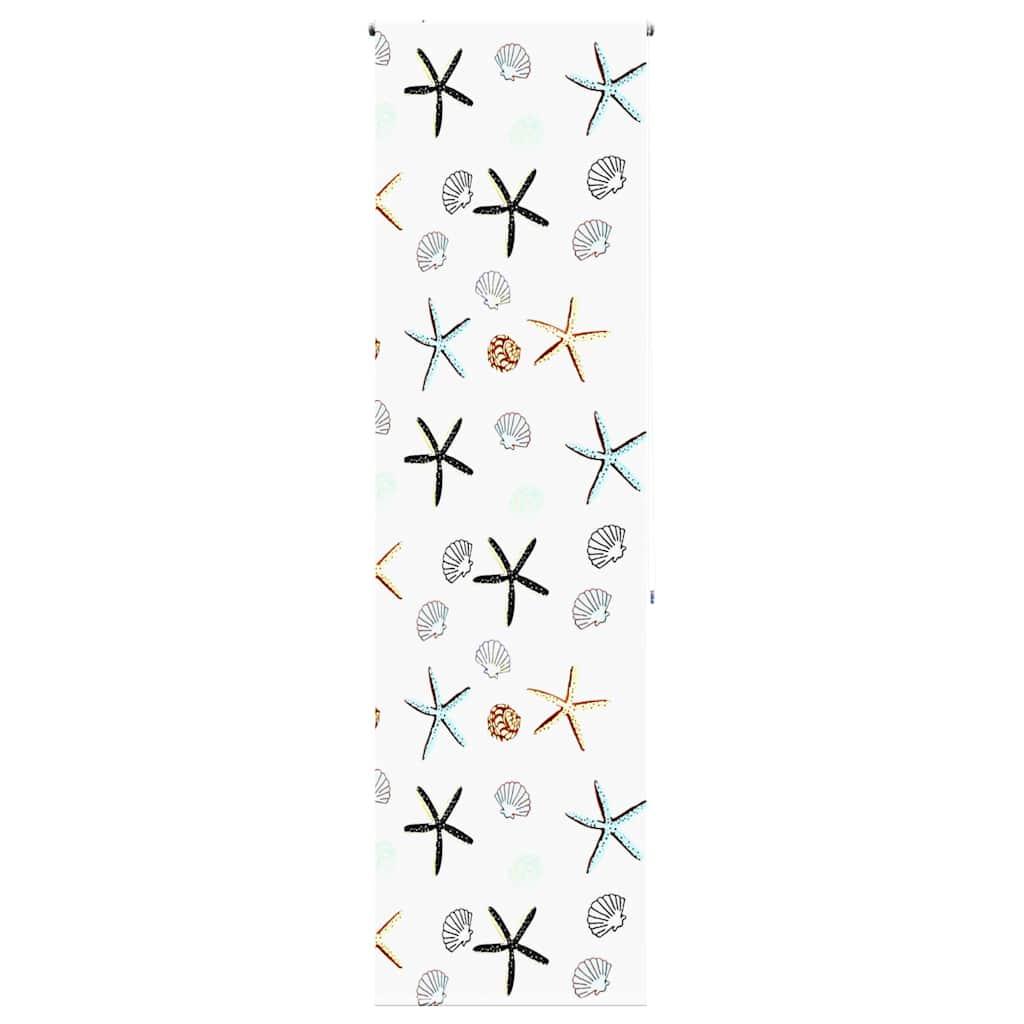 Bruserullegardin Stofbredde 156 Cm Skaldyr - uden kassette / 60 x 240 cm