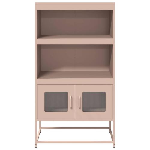 Højskab 68x39x123 cm stål lyserød