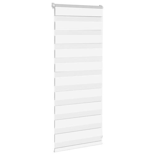 Zebragardin hvid 55x100 cm stofbredde 50,9 cm polyester
