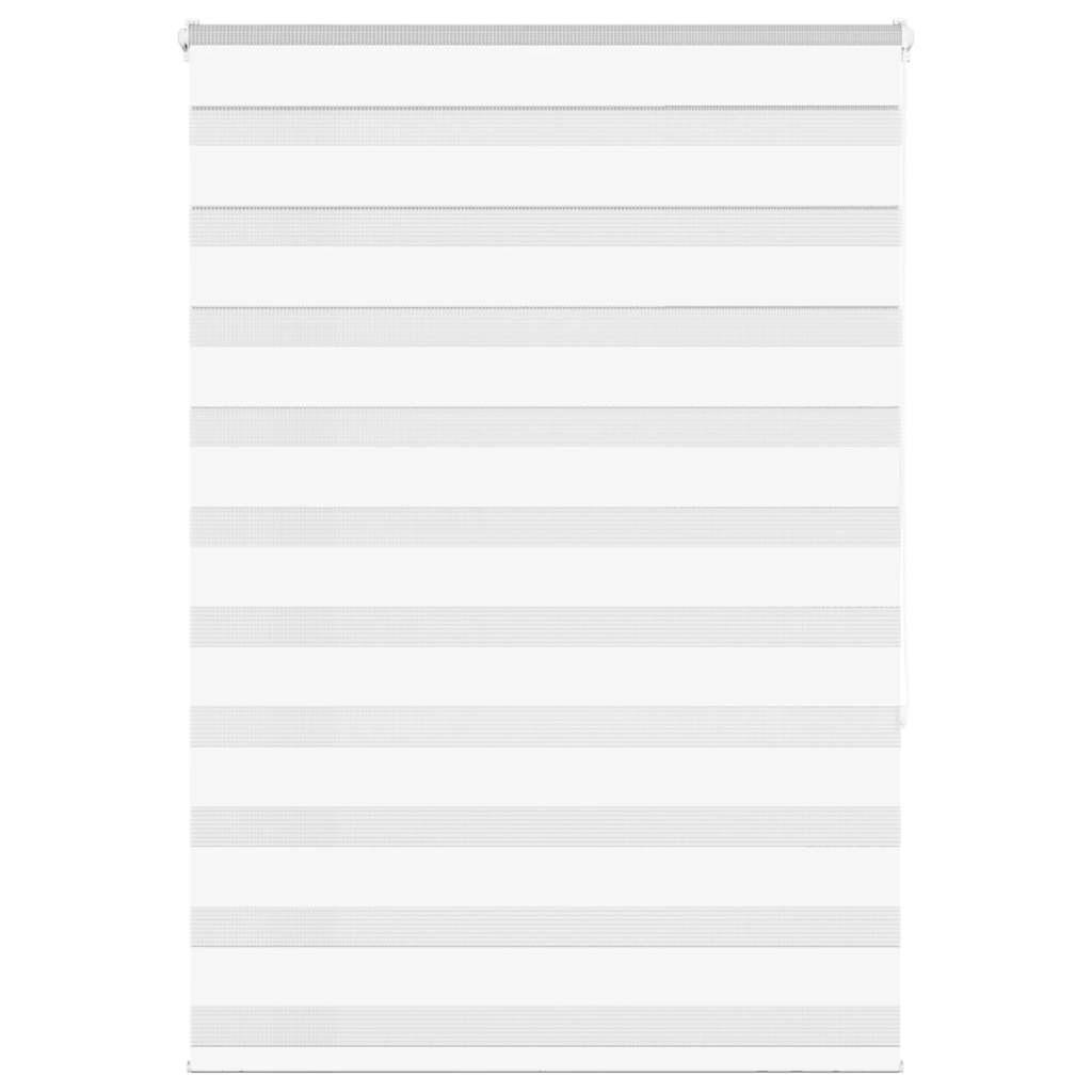 Zebragardin hvid 110x150 cm stofbredde 105,9 cm polyester