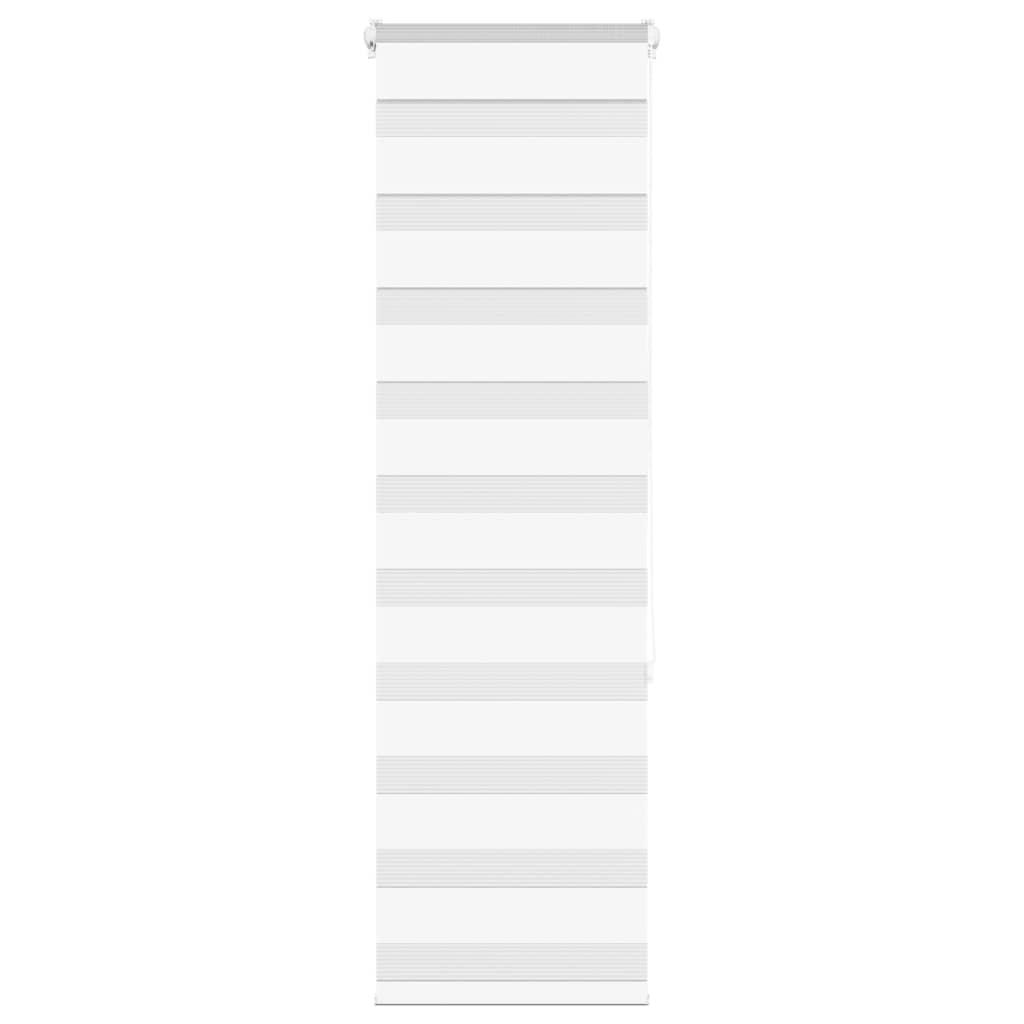 Zebragardin hvid 40x150 cm stofbredde 35,9 cm polyester