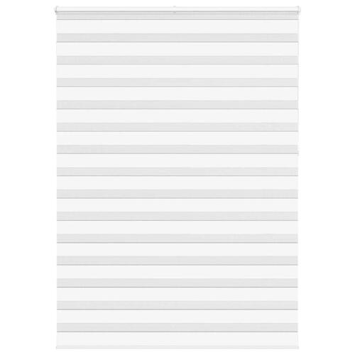 Zebragardin hvid 155x230 cm stofbredde 150,9 cm polyester