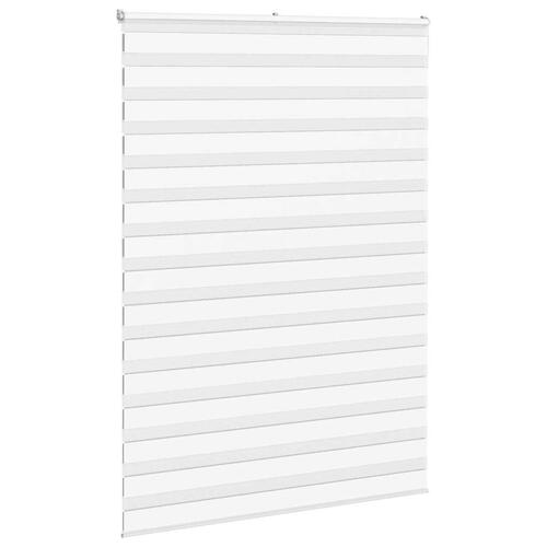 Zebragardin hvid 155x230 cm stofbredde 150,9 cm polyester